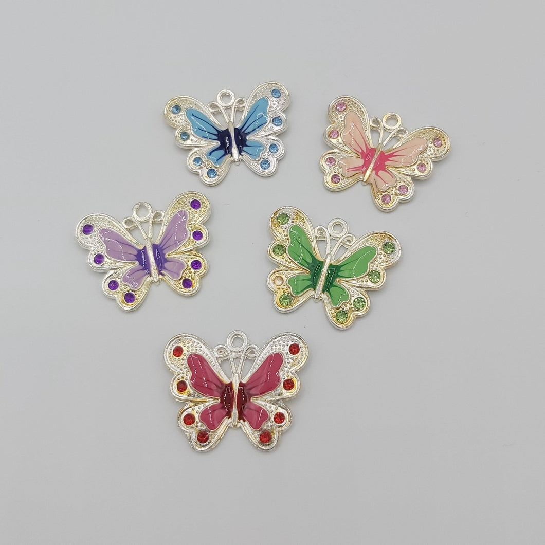 Stay Close - Butterfly Charm